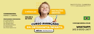 curso master ortodontia infantil brasil
