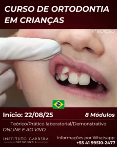 Curso de Ortodontia em crianças Brasil