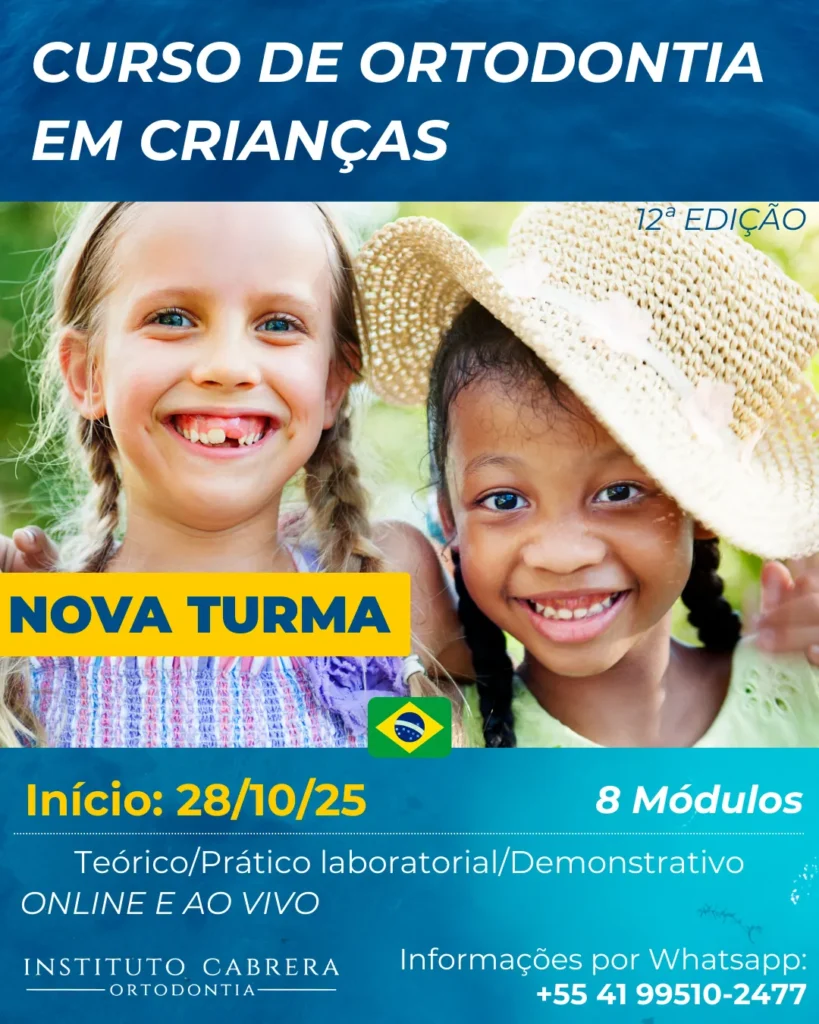 Curso de Ortodontia em crianças