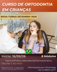 Curso de Ortodontia em crianças maio de 2026